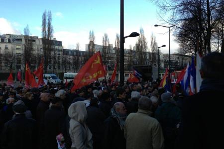 Французские коммунисты провели в Париже митинг в честь 70-й годовщины победы под Сталинградом