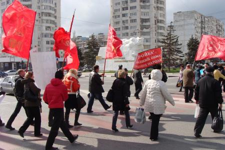 Краснодарский край. В Новороссийске прошел Социальный марш