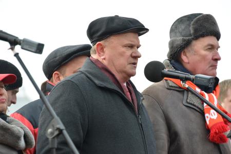 Г.А. Зюганов на митинге в Москве: «Даешь правительство народного доверия!»