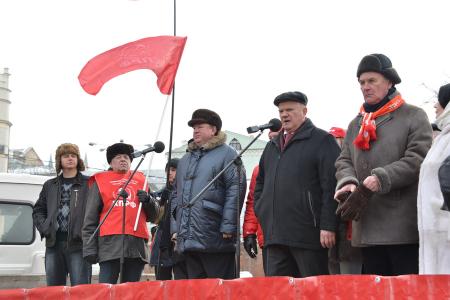 Г.А. Зюганов на митинге в Москве: «Даешь правительство народного доверия!»