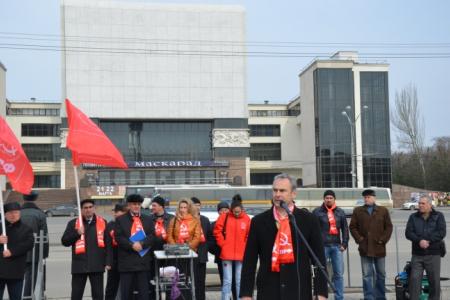 Нет коммунальному грабежу! Митинг в Ростове-на-Дону
