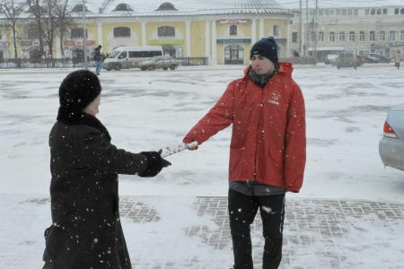 Красные пикеты прошли в Рязани