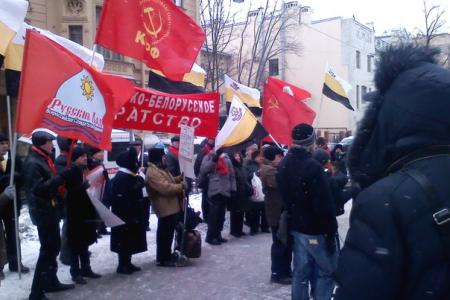 Санкт-Петербург. Руки прочь от Сирии, Сербии и России! Совместный пикет КПРФ и ВСД «Русский Лад»
