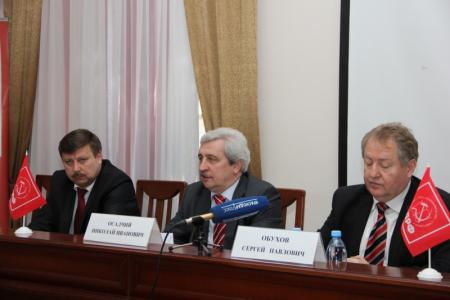 Краснодарский край. Депутаты-коммунисты на своей пресс-конференции рассказали об итогах XV Съезда КПРФ и законодательных инициативах компартии