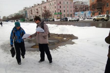 В Комсомольске-на-Амуре прошла акция КПРФ против роста цен и тарифов