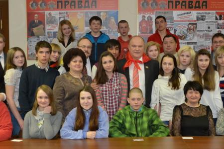 «Орлята» в гостях у Г.А. Зюганова