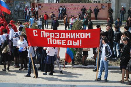 Автопробег «Наша Великая Победа» прошел по территории Дагестана