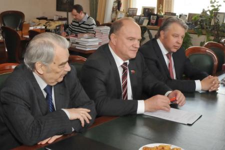 Г.А. Зюганов встретился с министром строительства Марокко, лидером Партии прогресса и социализма Мохамедом Набиль Бенабдаллой