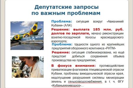 Краснодар под управлением «медведей». Что делает КПРФ, чтобы защитить права жителей, исправить провалы и огрехи властей столицы Кубани. Доклад депутата С.П.Обухова