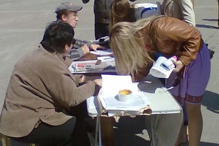 Руки прочь от исторического центра Воронежа! Коммунисты провели пикет против строительства отелей-небоскребов