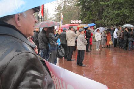 Челябинск. Митинг против схемы реформирования начального и среднего профессионально-технического образования