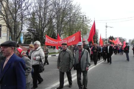 Массовая протестная акция в Белгороде: "Защитим нашу историю!", "Позор вандалам из "Единой России", разрушающим памятники В.И.Ленину!"