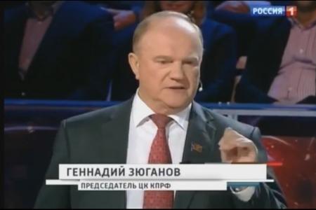Г.А.Зюганов на "Воскресном вечере с В.Соловьевым" о прямой линии Путина: Многие ответы президента были вчерашнего дня 