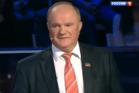 Г.А. Зюганов в "Воскресном вечере у Соловьева: "Россия для США не партнер, а клиент"