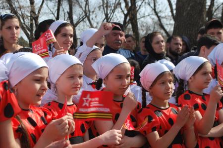 Автопробег «Наша Великая Победа» в Чеченской республике