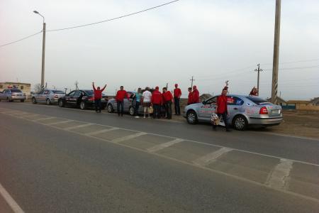 Калмыкия встретила автопробег «Наша Великая Победа»