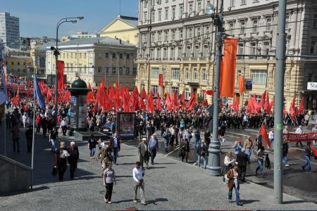 Г.А. Зюганов на митинге 9 мая в Москве: «Это была Победа труда над капиталом, Победа Великого Октября!»