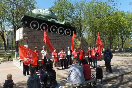 Калуга. Автопробег: «За Родину! За Сталина!»