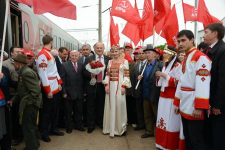 Началась рабочая поездка Г.А. Зюганова в Чувашскую Республику