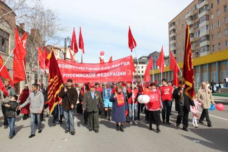 Всероссийская акция коммунистов, посвященная 68-й годовщине Великой Победы. Справка Отдела рабочего, профсоюзного движения и связей с общественными организациями ЦК КПРФ  