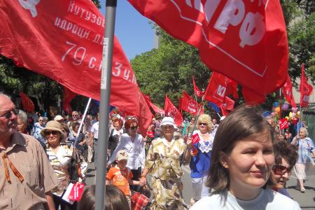 С.П.Обухов - митинге в Краснодаре: КПРФ отстаивает Правду о великой Победе,  защищает историческую память - это наш "духовный Сталинград" 