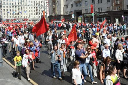 Г.А. Зюганов на митинге 9 мая в Москве: «Это была Победа труда над капиталом, Победа Великого Октября!»