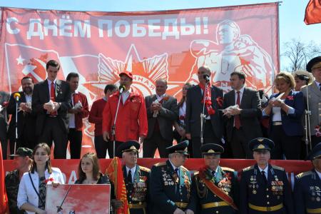Г.А. Зюганов на митинге 9 мая в Москве: «Это была Победа труда над капиталом, Победа Великого Октября!»