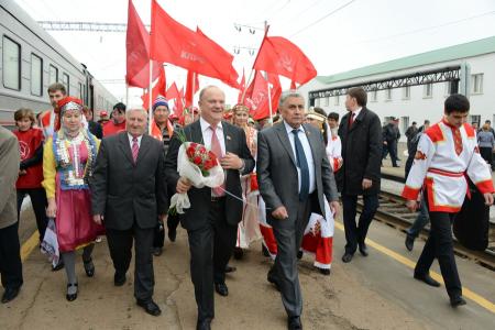 Началась рабочая поездка Г.А. Зюганова в Чувашскую Республику