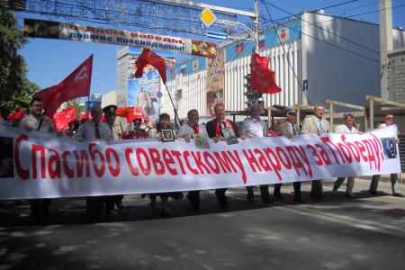 С.П.Обухов - митинге в Краснодаре: КПРФ отстаивает Правду о великой Победе,  защищает историческую память - это наш "духовный Сталинград" 
