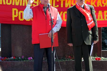 На первомайском митинге в Пскове трудящиеся потребовали отставки губернатора Турчака