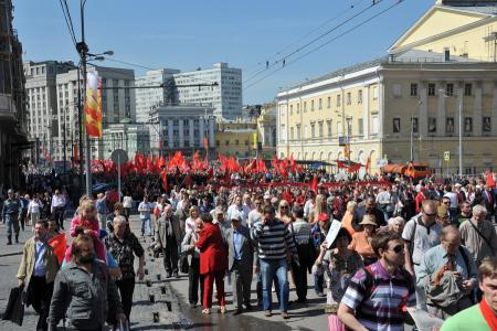 Г.А. Зюганов на митинге 9 мая в Москве: «Это была Победа труда над капиталом, Победа Великого Октября!»