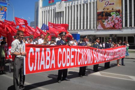 С.П.Обухов - митинге в Краснодаре: КПРФ отстаивает Правду о великой Победе,  защищает историческую память - это наш "духовный Сталинград" 