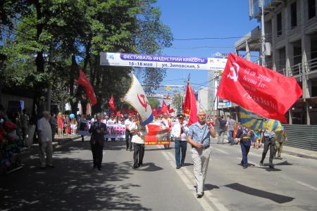 С.П.Обухов - митинге в Краснодаре: КПРФ отстаивает Правду о великой Победе,  защищает историческую память - это наш "духовный Сталинград" 