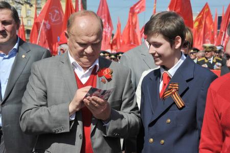 Г.А. Зюганов на митинге 9 мая в Москве: «Это была Победа труда над капиталом, Победа Великого Октября!»