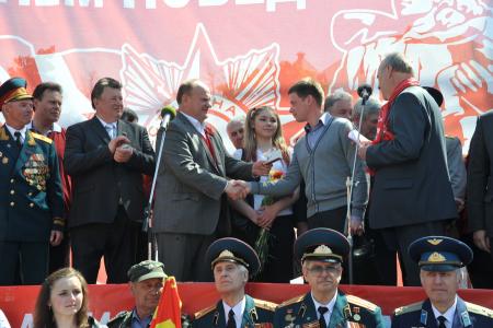 Г.А. Зюганов на митинге 9 мая в Москве: «Это была Победа труда над капиталом, Победа Великого Октября!»