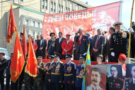 Г.А. Зюганов на митинге 9 мая в Москве: «Это была Победа труда над капиталом, Победа Великого Октября!»