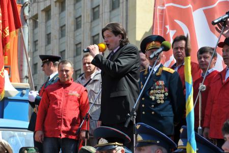 Г.А. Зюганов на митинге 9 мая в Москве: «Это была Победа труда над капиталом, Победа Великого Октября!»