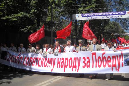 С.П.Обухов - митинге в Краснодаре: КПРФ отстаивает Правду о великой Победе,  защищает историческую память - это наш "духовный Сталинград" 