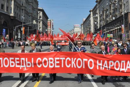 Г.А. Зюганов на митинге 9 мая в Москве: «Это была Победа труда над капиталом, Победа Великого Октября!»