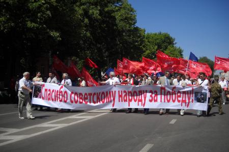 С.П.Обухов - митинге в Краснодаре: КПРФ отстаивает Правду о великой Победе,  защищает историческую память - это наш "духовный Сталинград" 