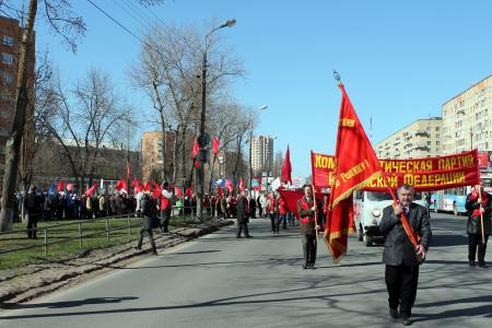 На первомайском митинге в Пскове трудящиеся потребовали отставки губернатора Турчака