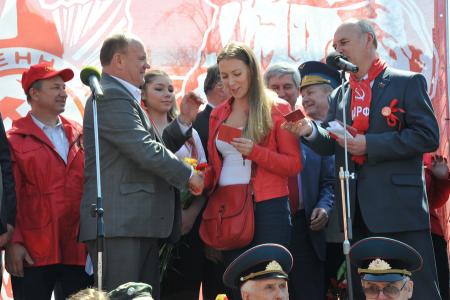 Г.А. Зюганов на митинге 9 мая в Москве: «Это была Победа труда над капиталом, Победа Великого Октября!»