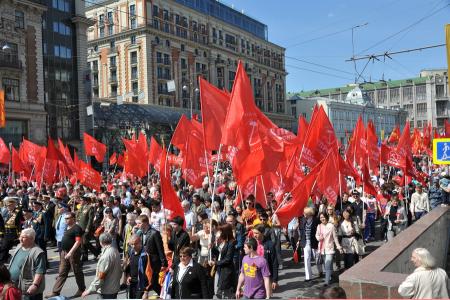Г.А. Зюганов на митинге 9 мая в Москве: «Это была Победа труда над капиталом, Победа Великого Октября!»