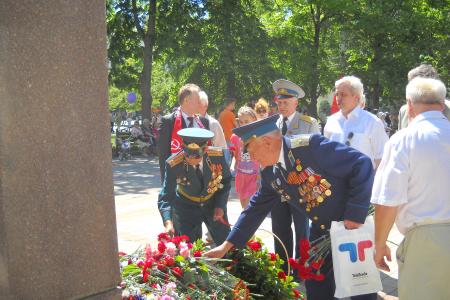 С.П.Обухов - митинге в Краснодаре: КПРФ отстаивает Правду о великой Победе,  защищает историческую память - это наш "духовный Сталинград" 