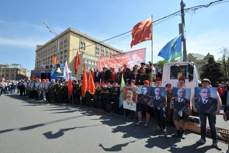 Г.А. Зюганов на митинге 9 мая в Москве: «Это была Победа труда над капиталом, Победа Великого Октября!»