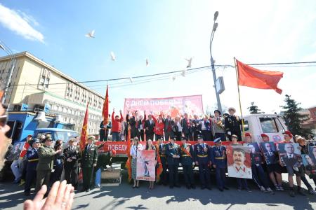 Г.А. Зюганов на митинге 9 мая в Москве: «Это была Победа труда над капиталом, Победа Великого Октября!»
