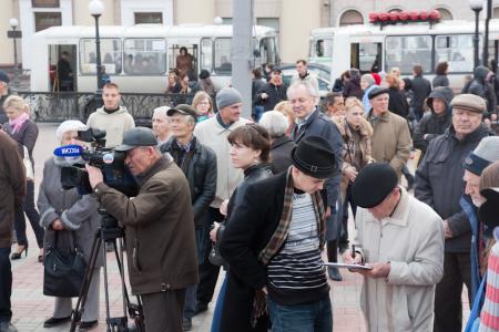 Томск. «Нет росту тарифов на транспорт!»