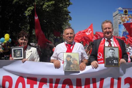 С.П.Обухов - митинге в Краснодаре: КПРФ отстаивает Правду о великой Победе,  защищает историческую память - это наш "духовный Сталинград" 