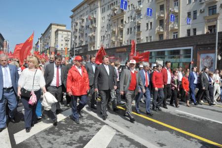 Г.А. Зюганов на митинге 9 мая в Москве: «Это была Победа труда над капиталом, Победа Великого Октября!»