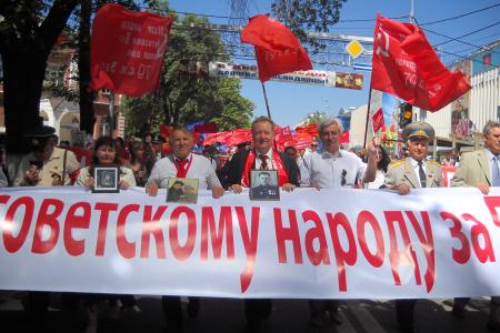 С.П.Обухов - митинге в Краснодаре: КПРФ отстаивает Правду о великой Победе,  защищает историческую память - это наш "духовный Сталинград" 